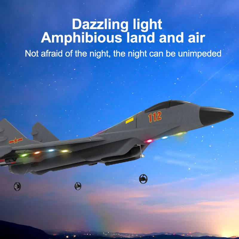 2023 New  epp foam jet glider model unmanned aircraft stunt drone remote control aircraft J-11 fighter model rc plane