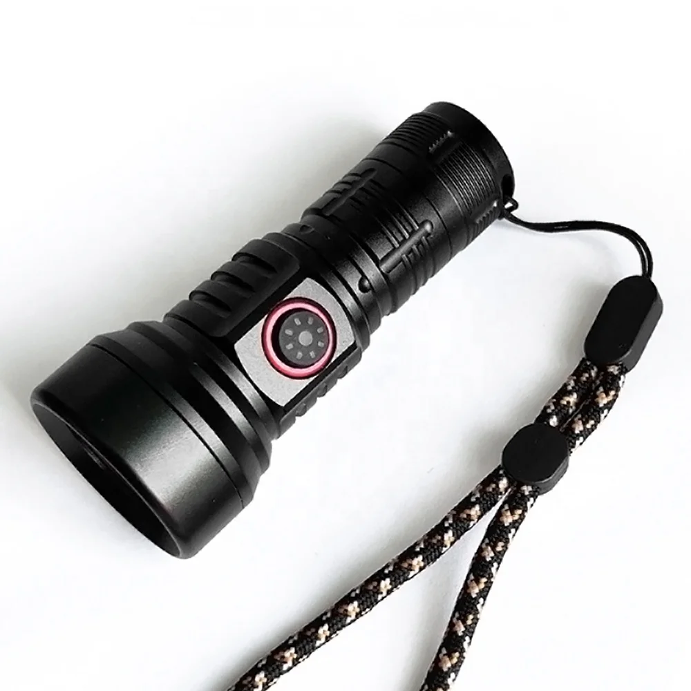 Taikoo Super Bright Type-C Rechargeable Portable Small Mini Waterproof  Camping Torch Aluminum Rechargeable  led Flashlight