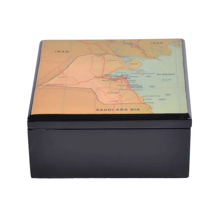 KSA Jeddah season wholesale Custom arabic style high glossy gourmet dates and chocolate wooden  box for gift