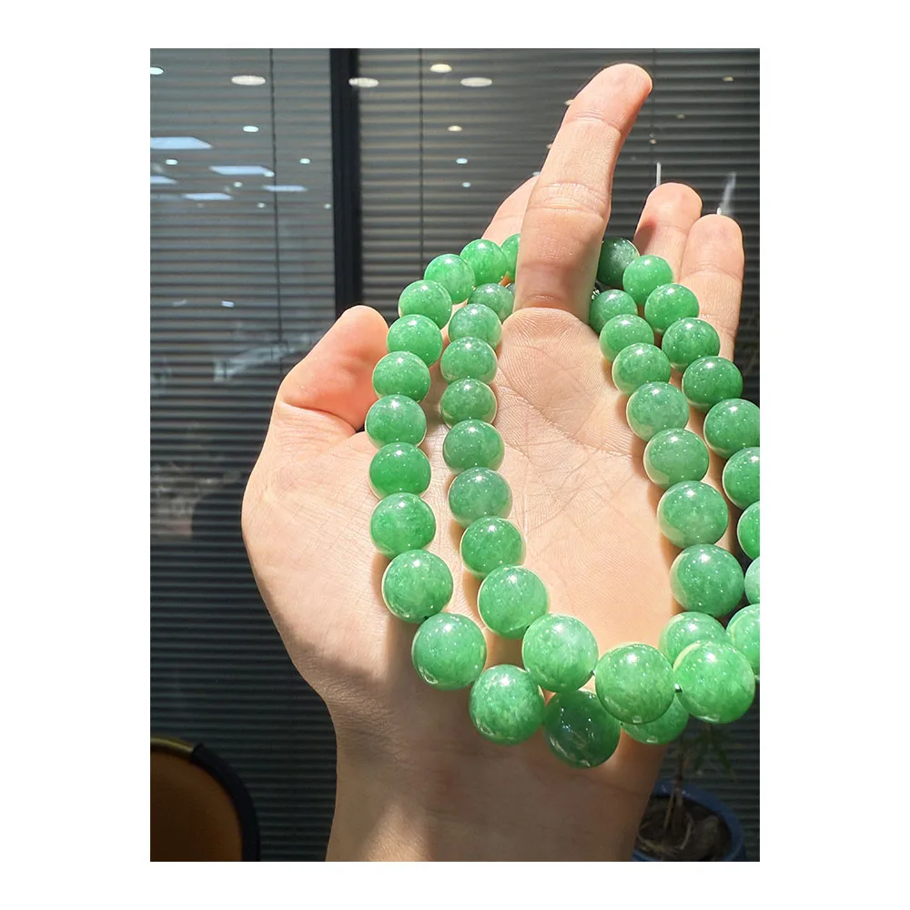 Wholesale Fashion Jewelry Vintage Long jade Beaded necklace For Women Jewelry