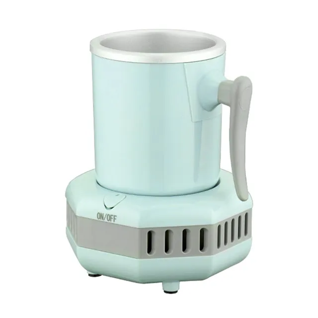 Beverage Cooler Electric Cup Plate Accessories with Aluminum Mug for Water Milk Wine Cola Beer drinks Cans Beverage Travel