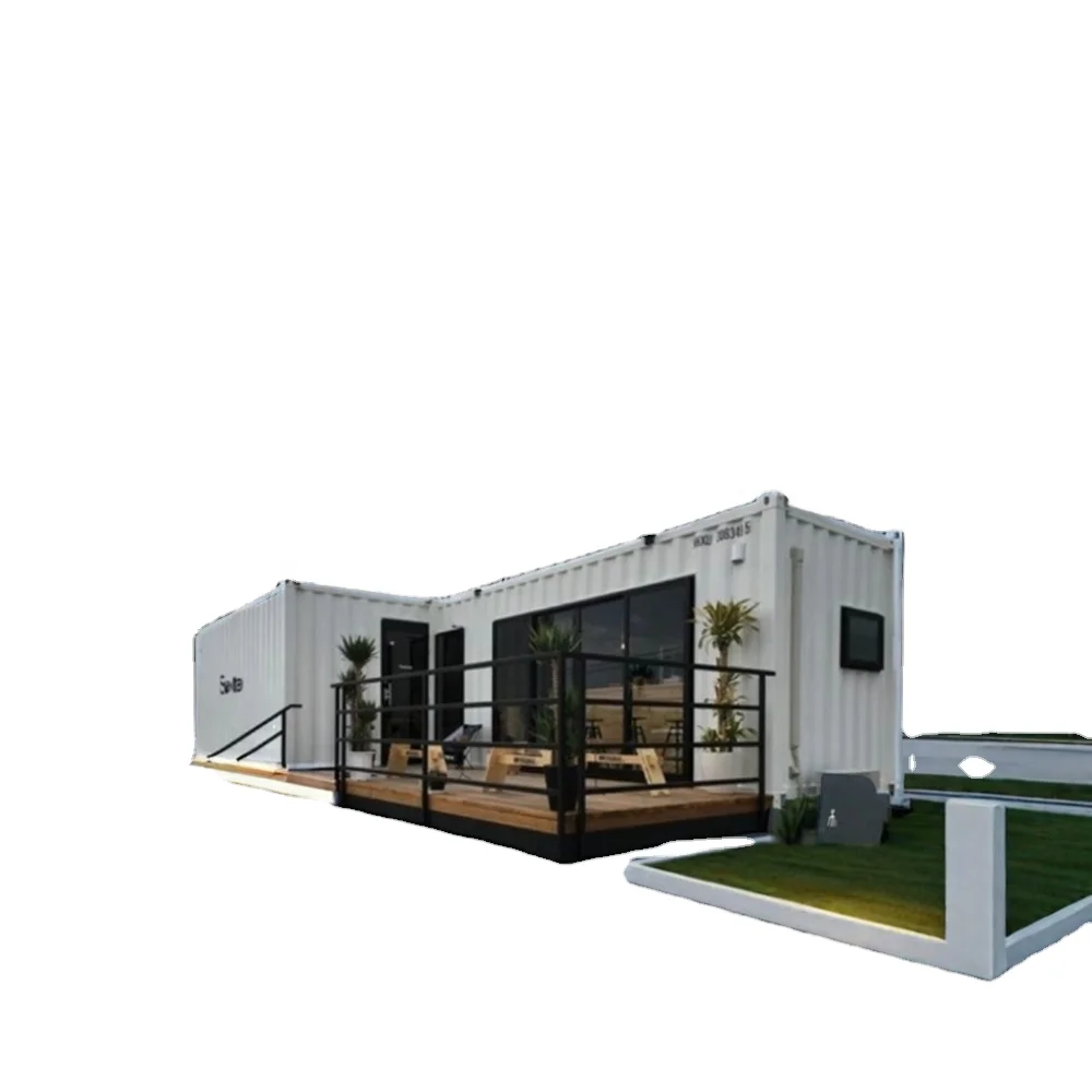 Hot Selling Customizable 20ft/40ft Prefabricated storage container home House for Bar & Coffee Shop
