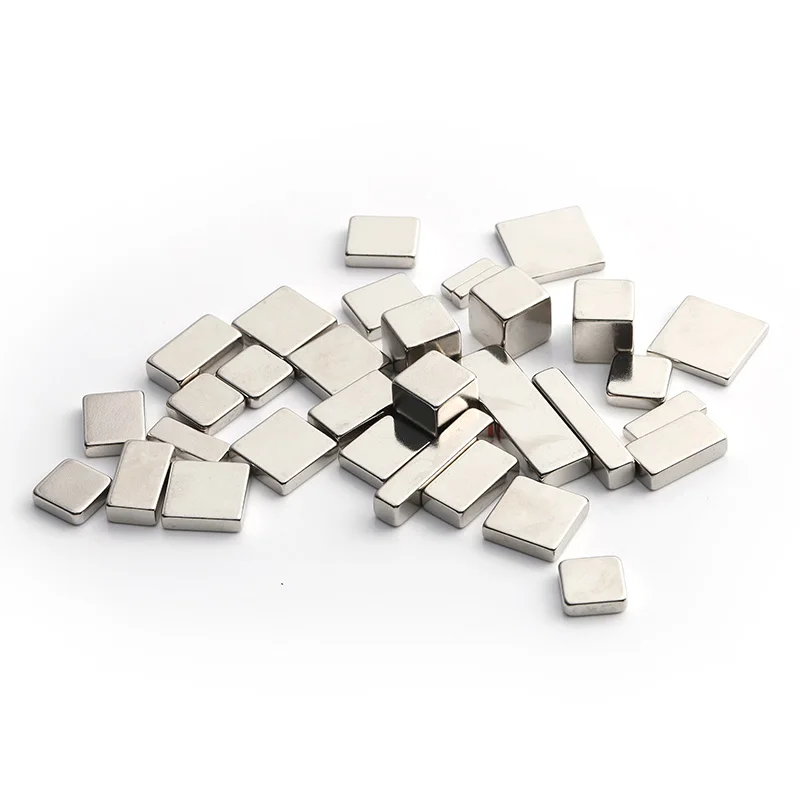 Strong Square Rectangle Cube Block Magnet with 3M Adhesive Tape Neodymium Permanent Block Magnet