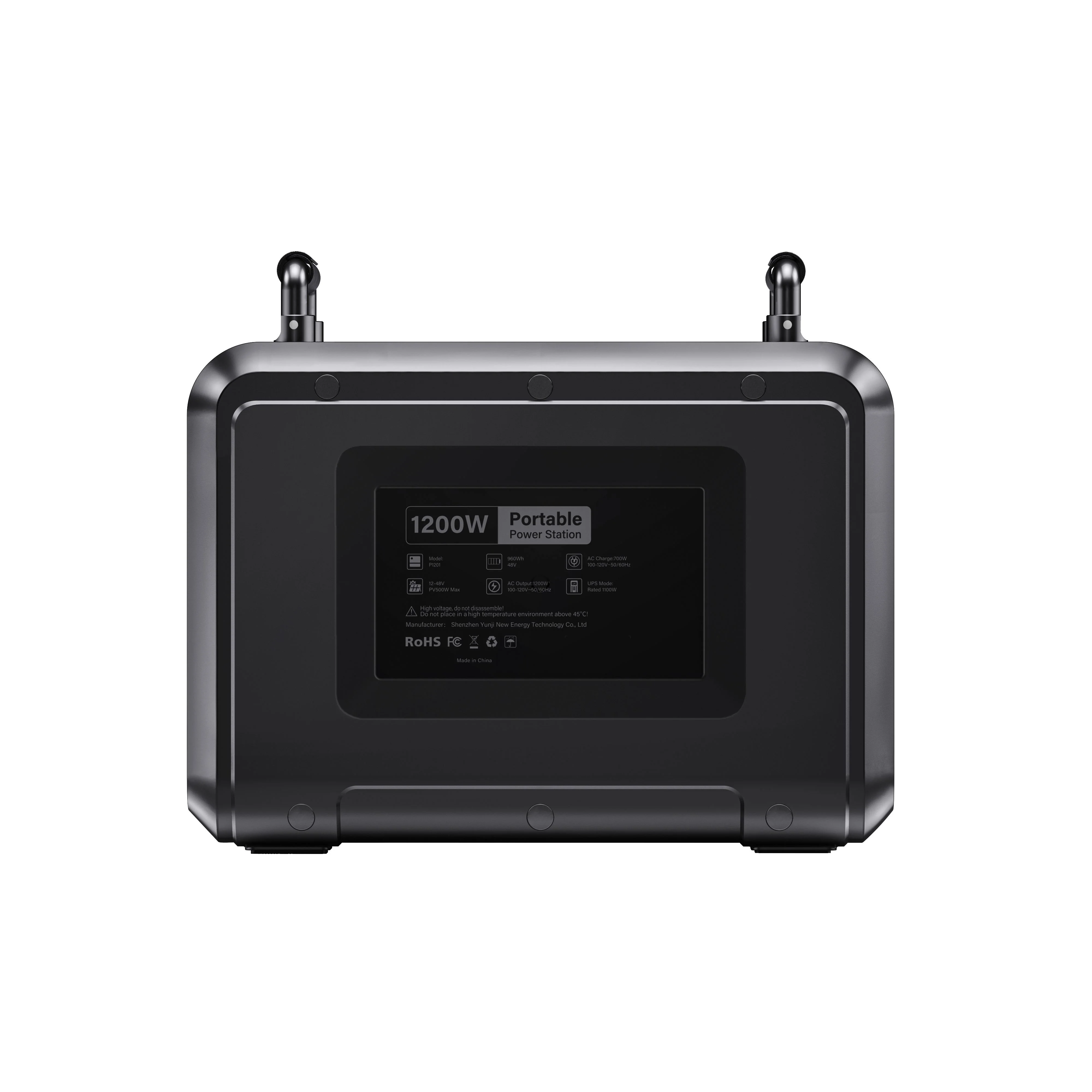 Oukitel P1201/P1201E 1200W 960Wh Portable Power Station Support UPS Solar Panel 500w Max Charging Environmentally Friendly