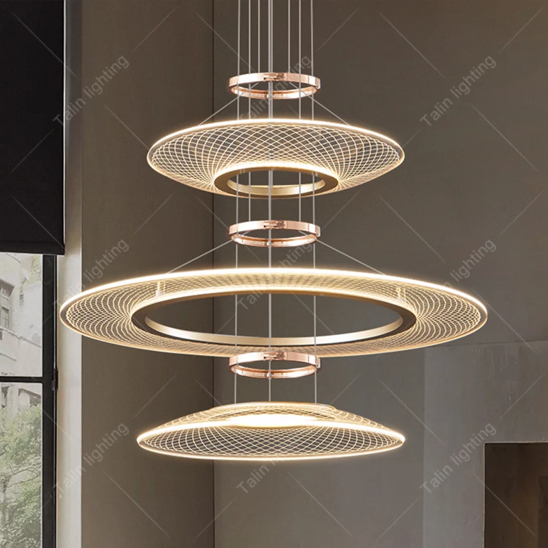 Hanging Lamp for Living Room Pendant Light Lighting Pendant Design Chandelier for Kitchen Island Restaurant LED Acrylic 15 90