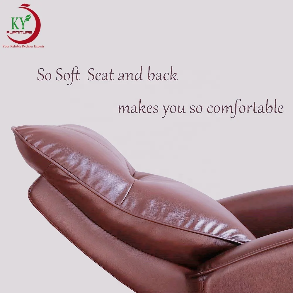 Мебель JKY новый дизайн оптовая продажа современное роскошное кожаное регулируемое многопозиционное кресло с откидывающейся спинкой