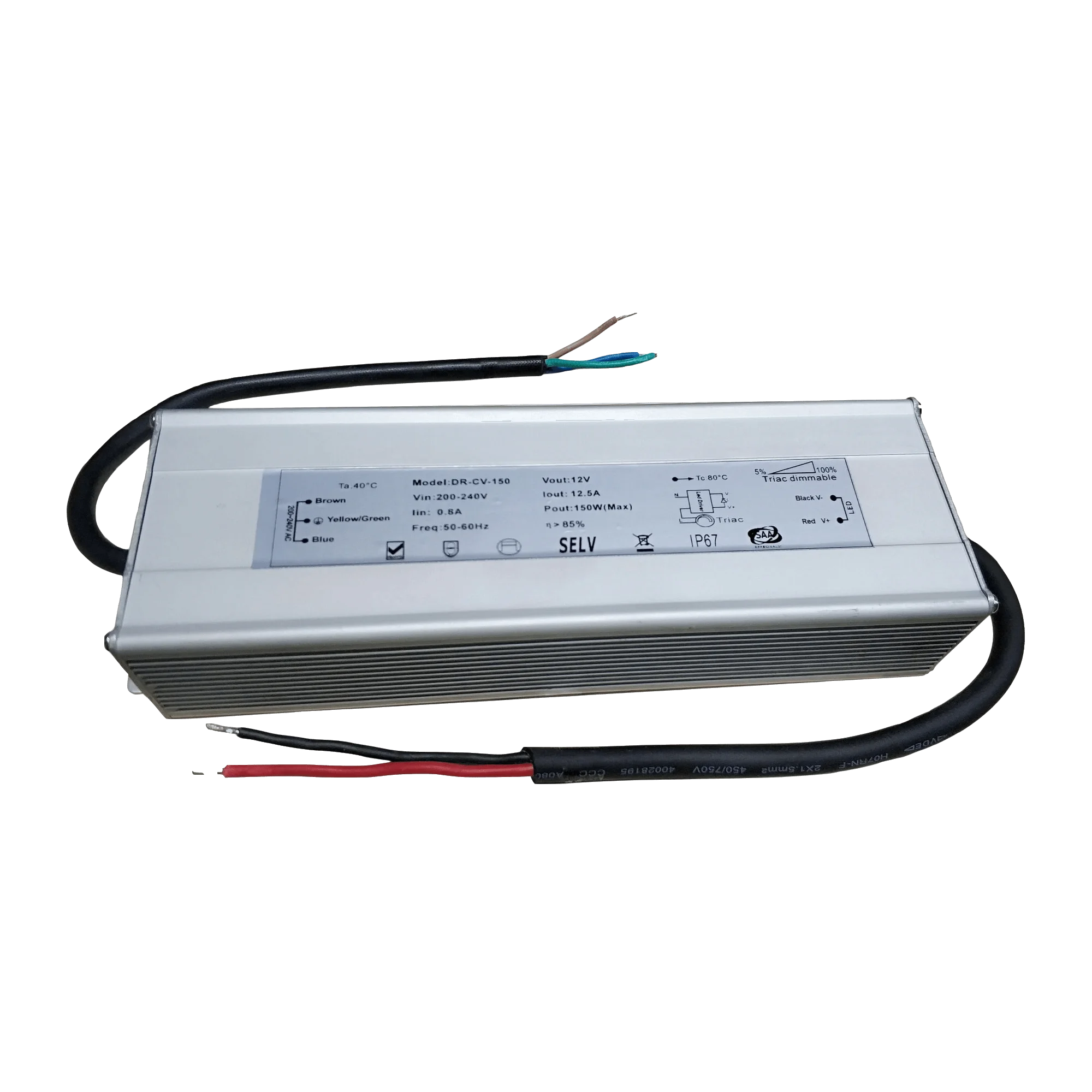 Waterproof Led driver 10A 15A 200W 250W AC to DC led power supply for outdoor lighting
