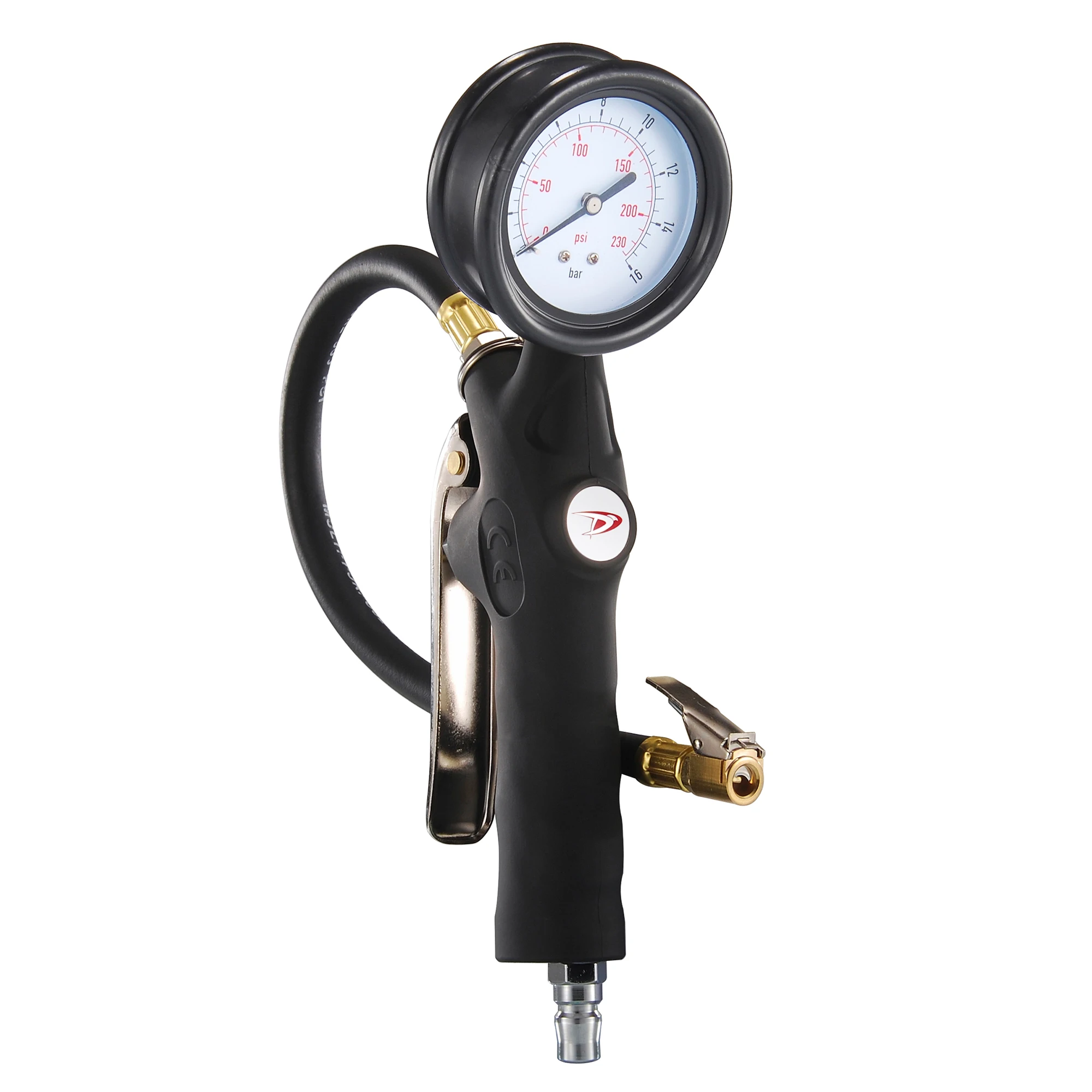 Удобный манометр в шинах с простым управлением для быстрых и точных измерений.