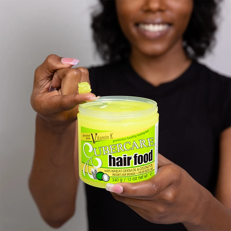 Wholesale Stock Wheat Germ Oil & Coconut Oil Prevents Hair Breakage Nourish Scalp Hair Conditioner for Dry, Brittle Hair