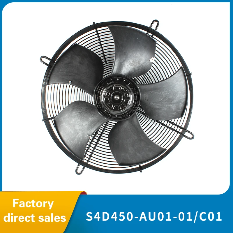 Condenser axial flow fans 400V 340/415W S4D450-AU01-01/C01 external rotor ventilation fan ac axial cooling fan for ebmpapst