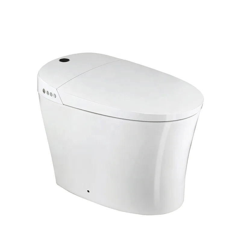 Hot Sale Automatic Sanitary Ware Items Ceramic Bowl Black Bathroom Wc Intelligent Smart Bidet Toilet