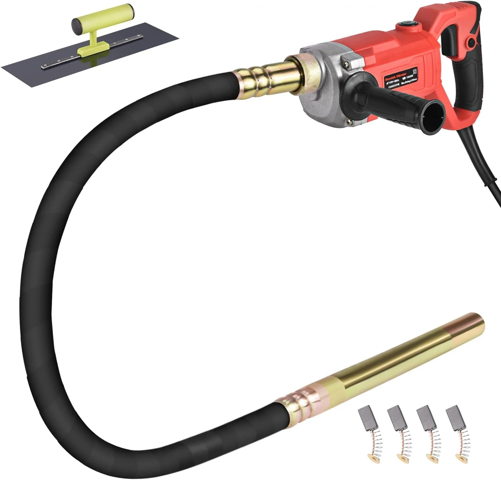Construction cement 6.6ft shaft rod portable pencil electric handheld concrete vibrator