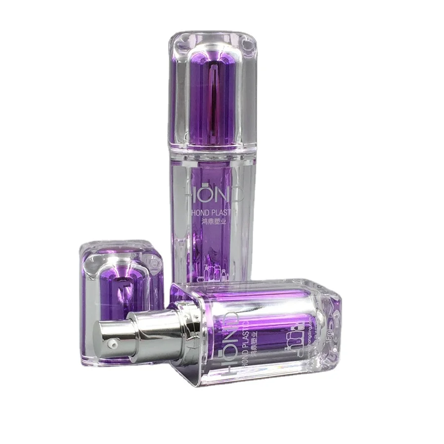China manufacturer factory directly offer 30ml 50ml 100ml crystal cosmetic pump bottle lotion packaging skincare bottle