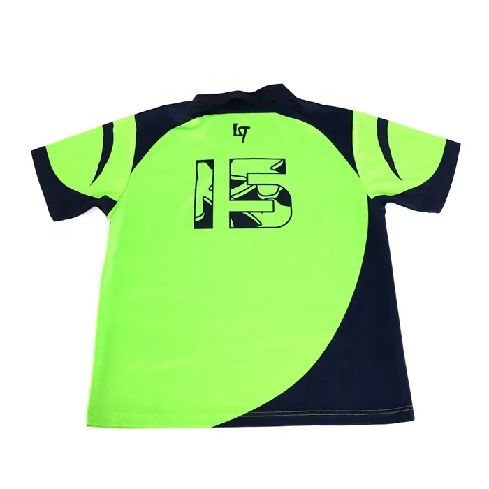 
Sublimation Design Green International Custom Cricket Uniform 