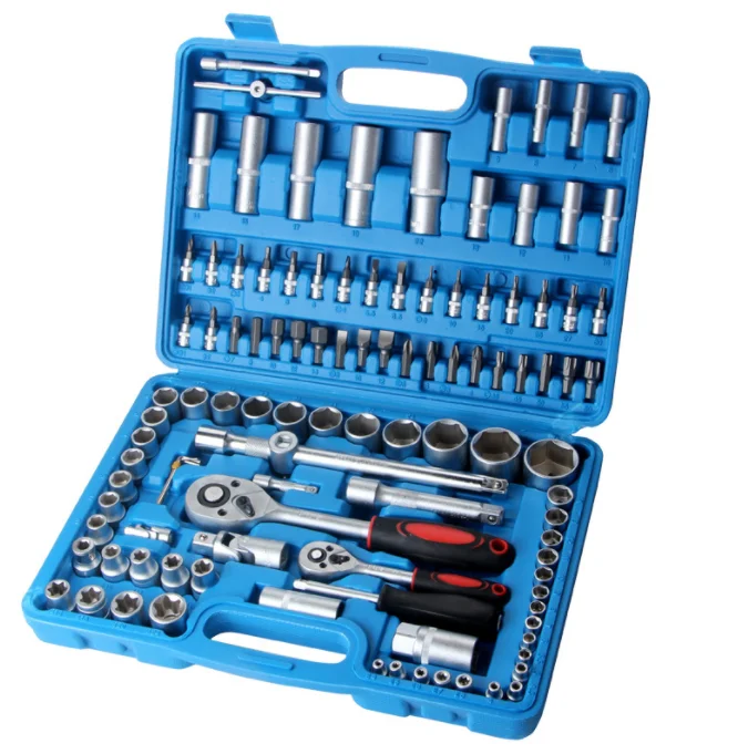 108pcs multi function socket wrench set hardware repairing toolbox hand tool set