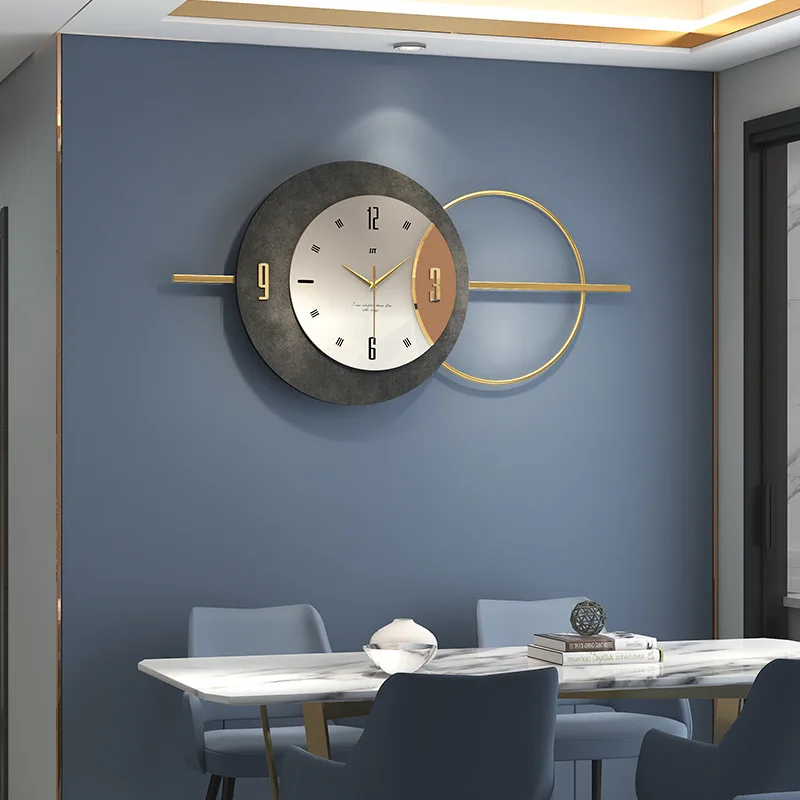 Luxury clock watches hanging clocks living rooms modern minimalist internet celebrities grand home restaurants decorative clocks