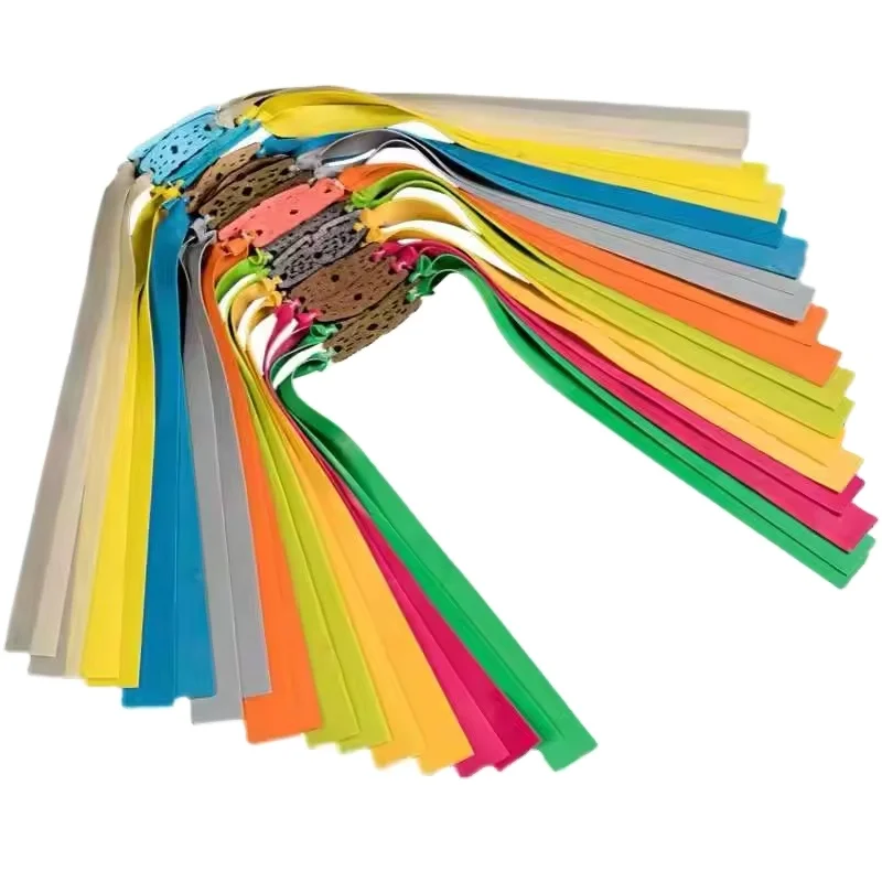 Outdoor Hunting Rubber Band 0.55mm-1.2mm Thickness High Elasticity Precision Latex Shooting Powerful