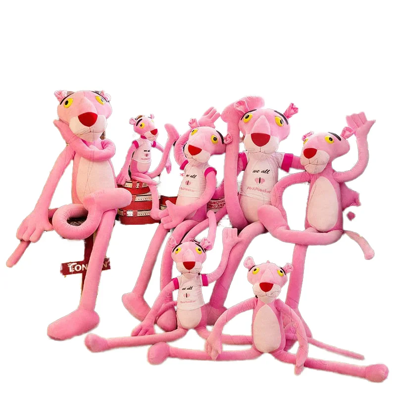 HL Factory Wholesale Large  Cartoon  60/80/100/130/160/180 cm  New Plush Animal Toys Pink Panther Plush Toys for Children gift