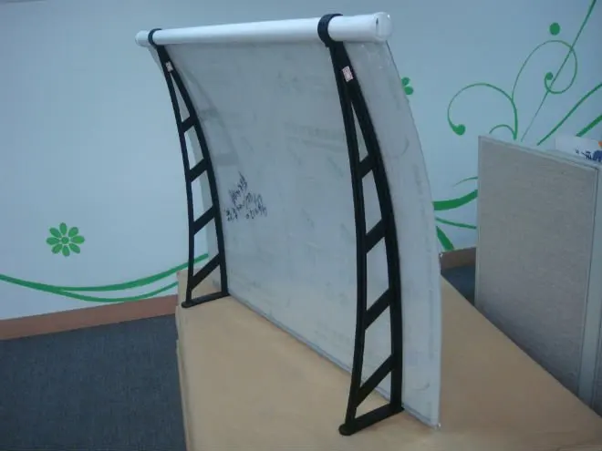 
Guangzhou BEGREEN 100x600mm clear plastic awning, front door entrance canopy, window cover 