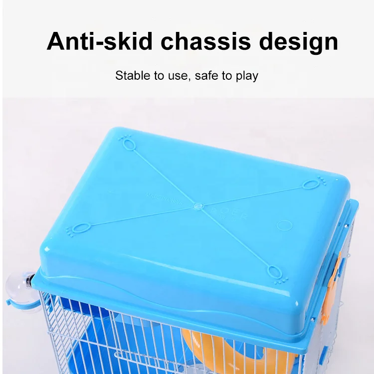 Pet Supplies Wholesale Portable Hamster House Cage Three Layers Floors Deck Castle Villa Hamster Nest