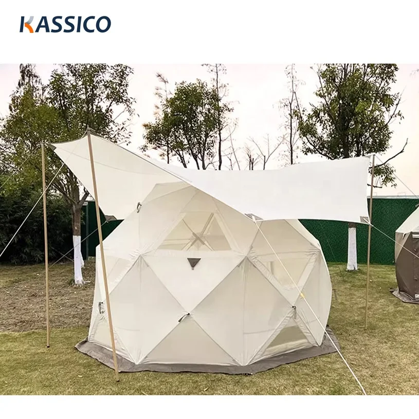 Outdoor Camping Dome Ball Tent Automatic Folding Rainstorm-Proof Picnic Tent