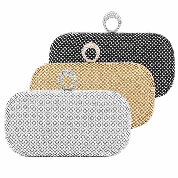 
Luxury Fashion Crystal Rhinestone Clutch Bag Women Classy Daily Prom Evening Clutches 
