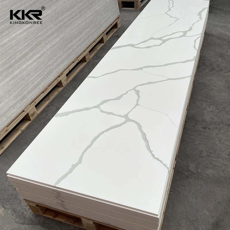 KKR polyester pure modified artificial stone slab stone resin acrylic solid surface sheet