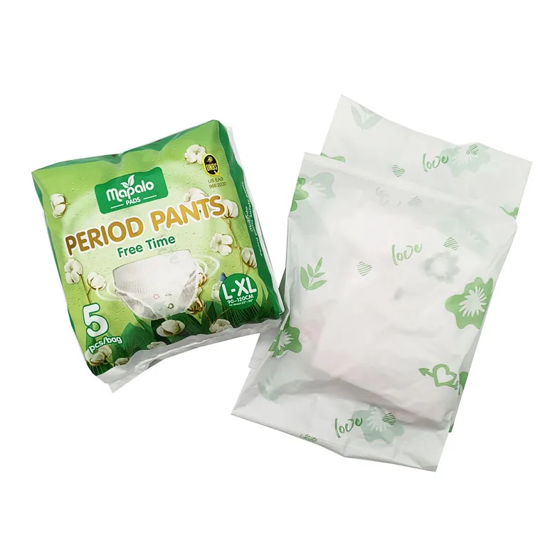 New Product Women Blood Absorbent Menstrual Sanitary Napkin Pants Menstrual Period Pants Overnight For Ladies