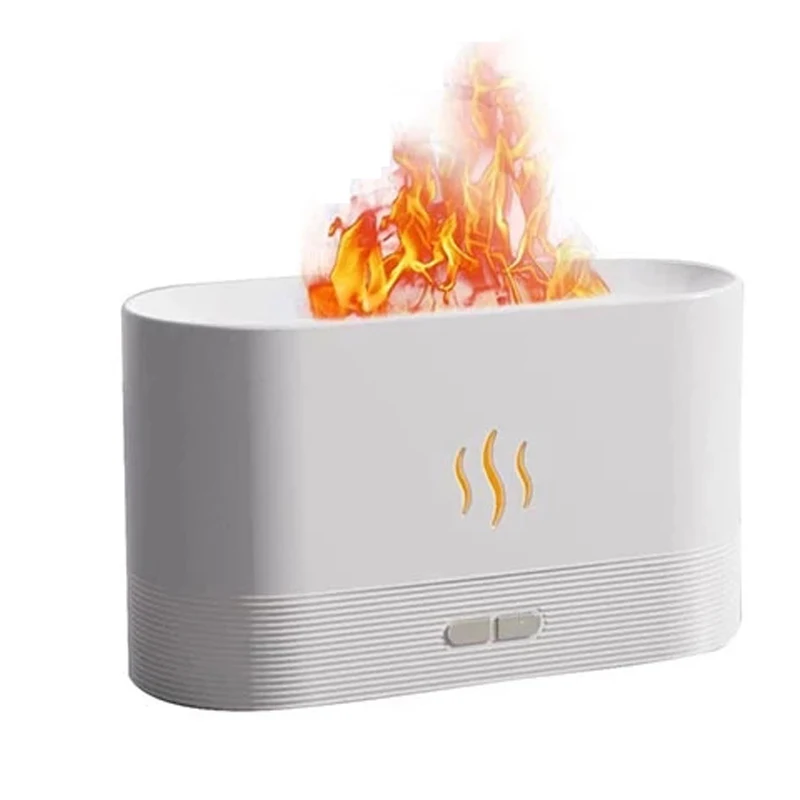 Best Price USB Rechargeable Battery Led Flame Diffuser Portable Essential Oil Air Freshener Humidifier
