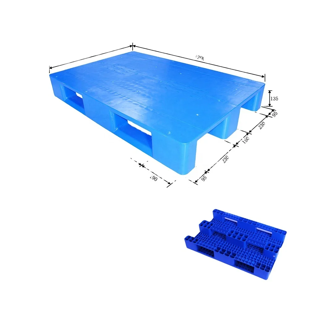 Евро 3-полозья с открытым дном двухслойные пластиковые поддоны