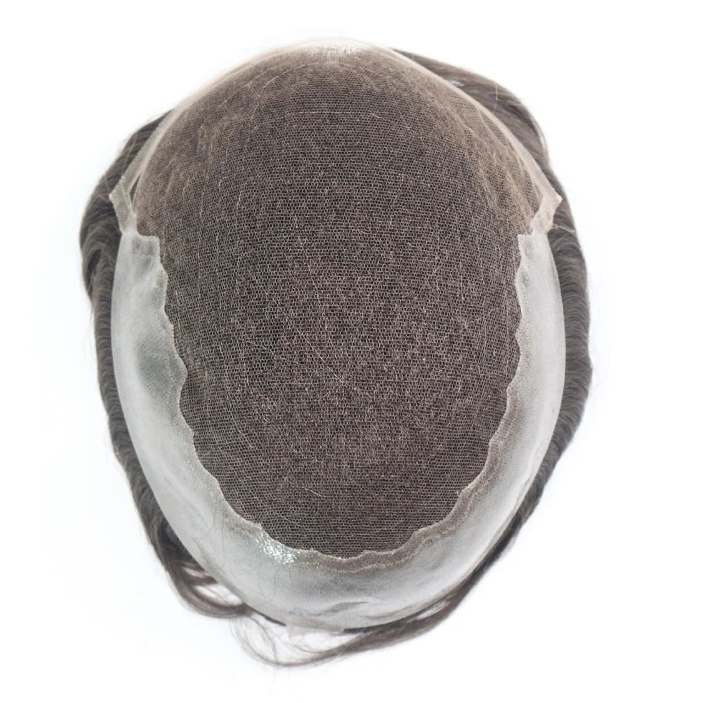 Accept Custom Toupee Multiple Base and Multiple Color Hair Patch for Men INDIAN Hair Wigs 100% Human Hair 1 Day for Stock Items