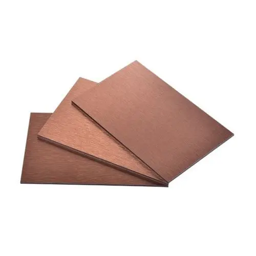 Metal Building Materials Natural Real Oxidized Patina Copper ACP Aluminum Composite Panel Cladding For Exterior Wall Panels