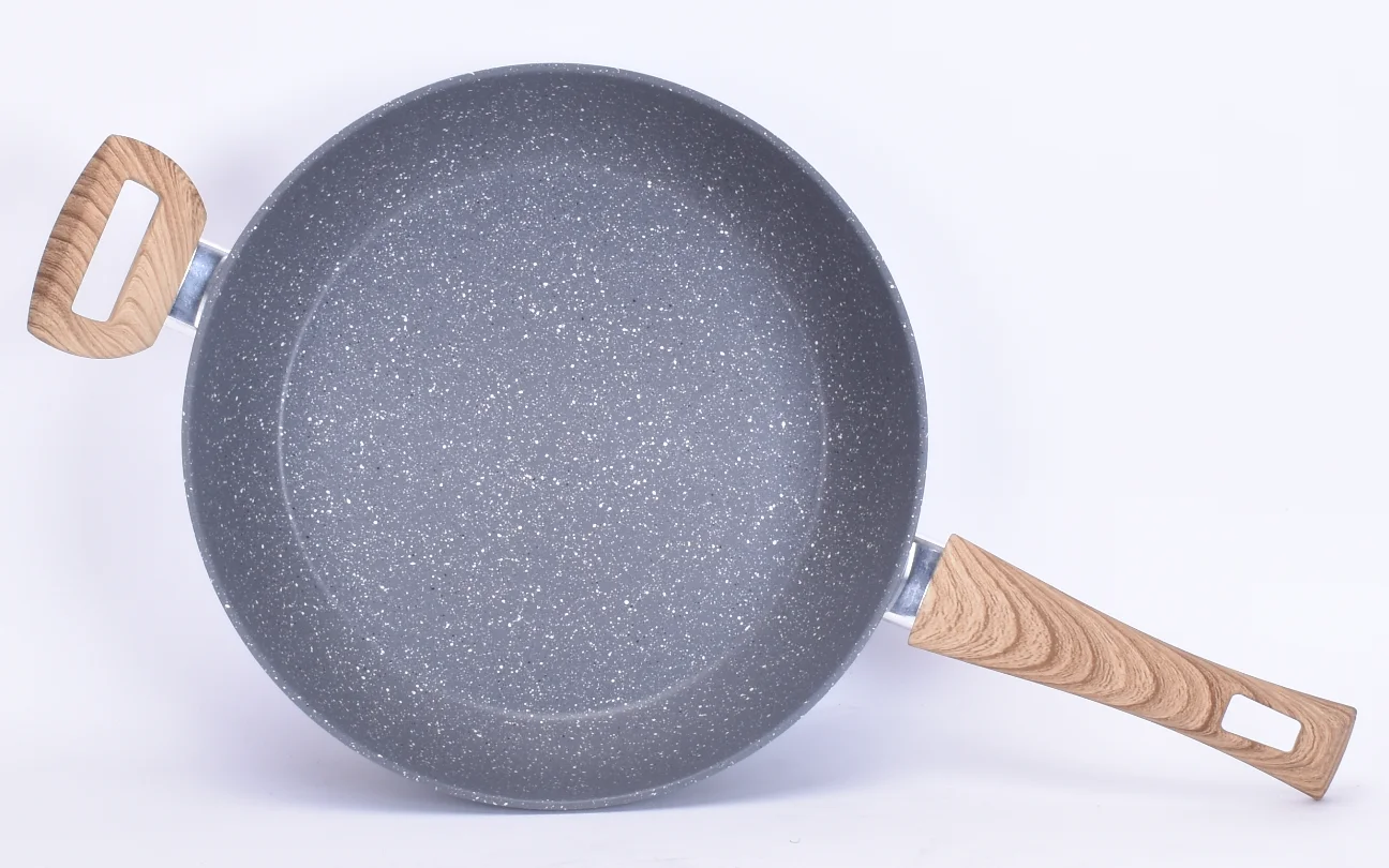 
Hot Sale And Cheap Non-stick Cookware Sets Wok Pan 