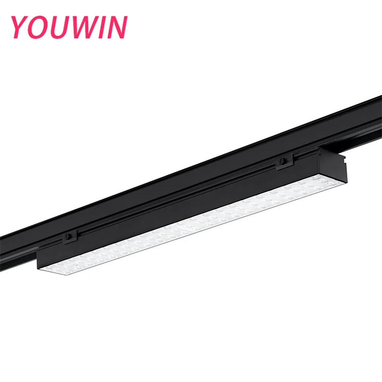 YOUWIN 30 Вт/60 Вт/120 Вт Светодиодный линейный прожектор алюминиевый Магнитный Трековый светильник система внутреннего освещения кулон с SMD2835 чип Сертифицированный EMC