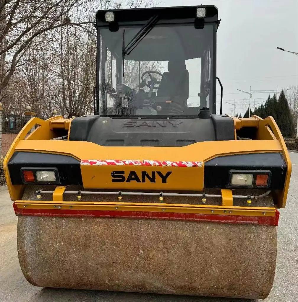 Affordable and durable  road roller   13ton    SANY  STR130C-8   double steel wheel roller   for road rolling