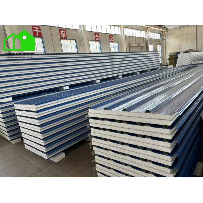 New situation EPS sandwich wall panel rock wool sandwich panel commercial hotel family decoration