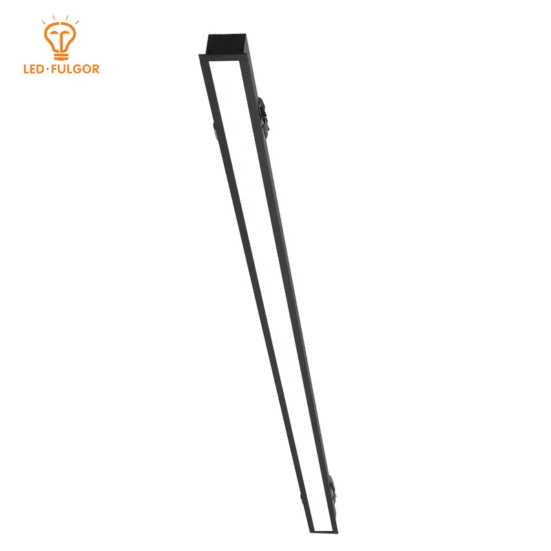 Modern 0-10V dimmable UGR 23 Micro-Prism diffuser recessed linear led lamp for office shop