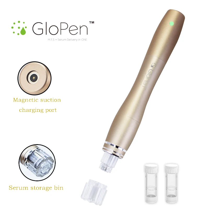 Новейшая микроидальная силиконовая нано-сыворотка GloPen, хидантная Дерма-ручка