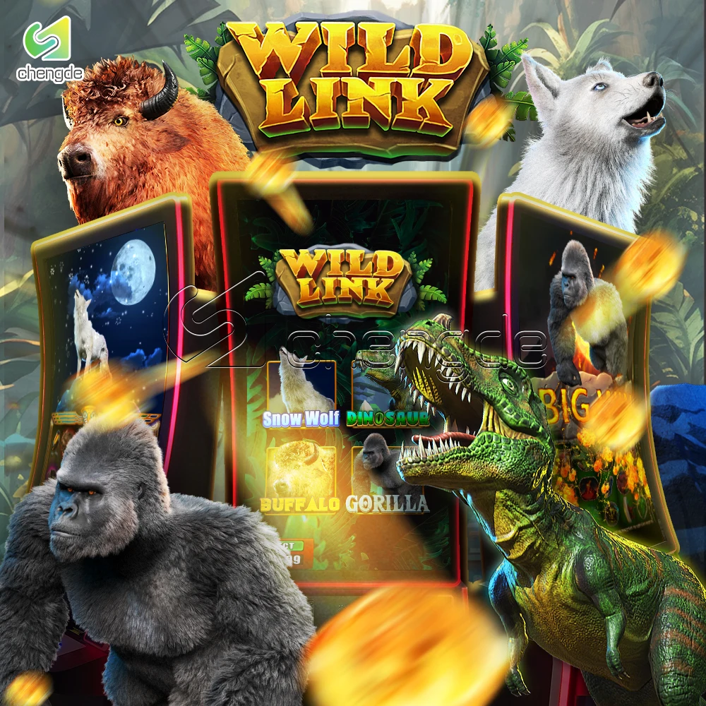 Custom Made Fire Coin Operated Arcade Game Machines Board Skill Indoor Amusement Equipment Pcb Wild Link