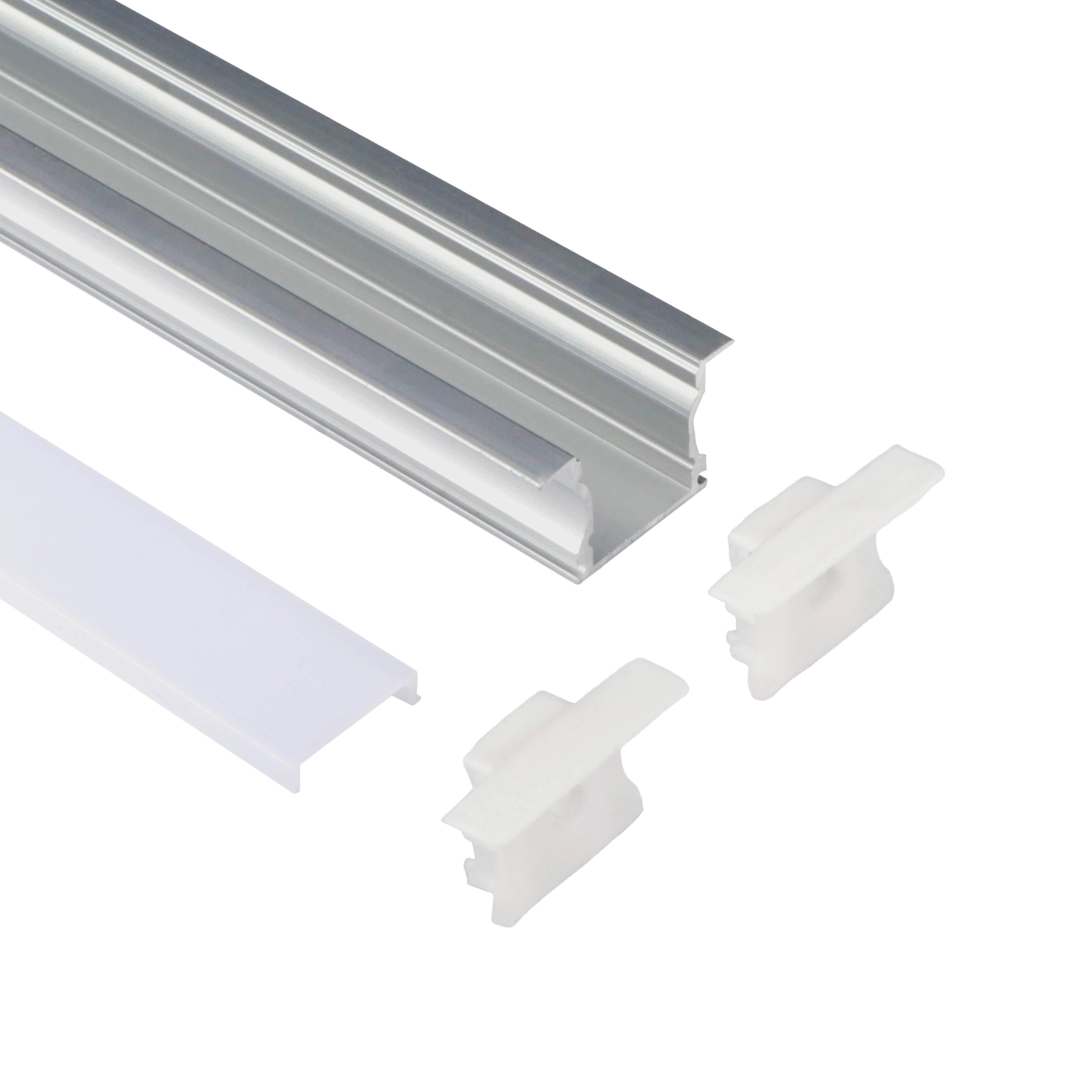 Factory Supply 3m Aluminium LED Profile Light Recessed Mounted LED Strip Profile Channel Light