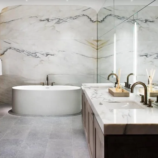 China Manufacturer 1220x2440mm High Glossy PVC Marble Sheet for Interior Wall Panel