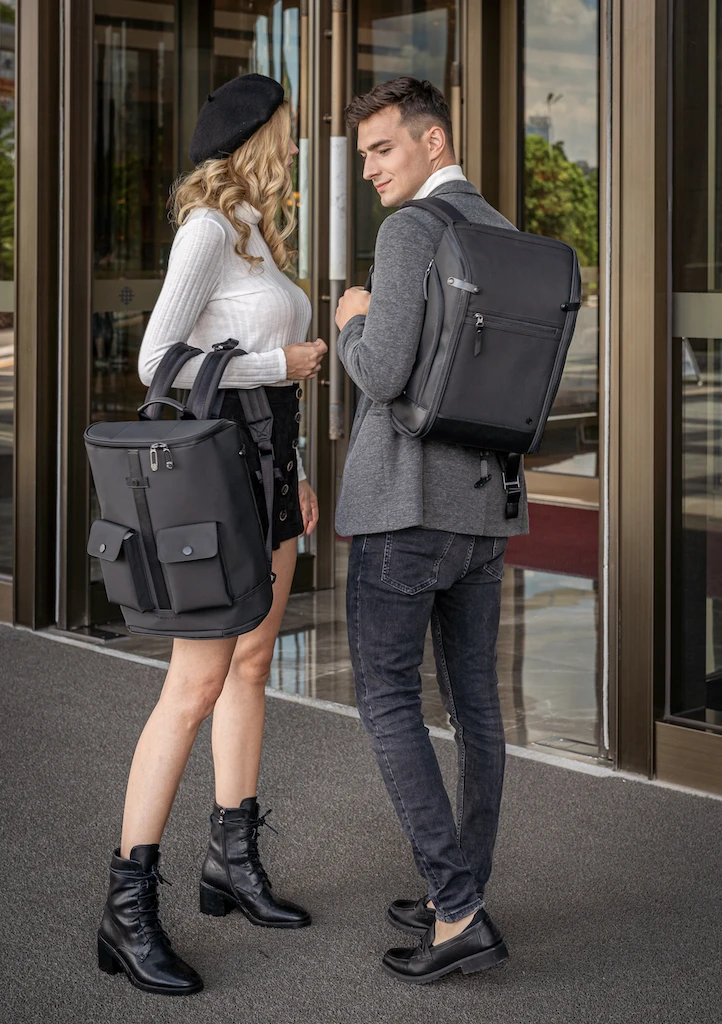 OEM Brand Name Long Lasting Laptop Bag Large Capacity Travel Casual Hidden Zipper Backpack For Men