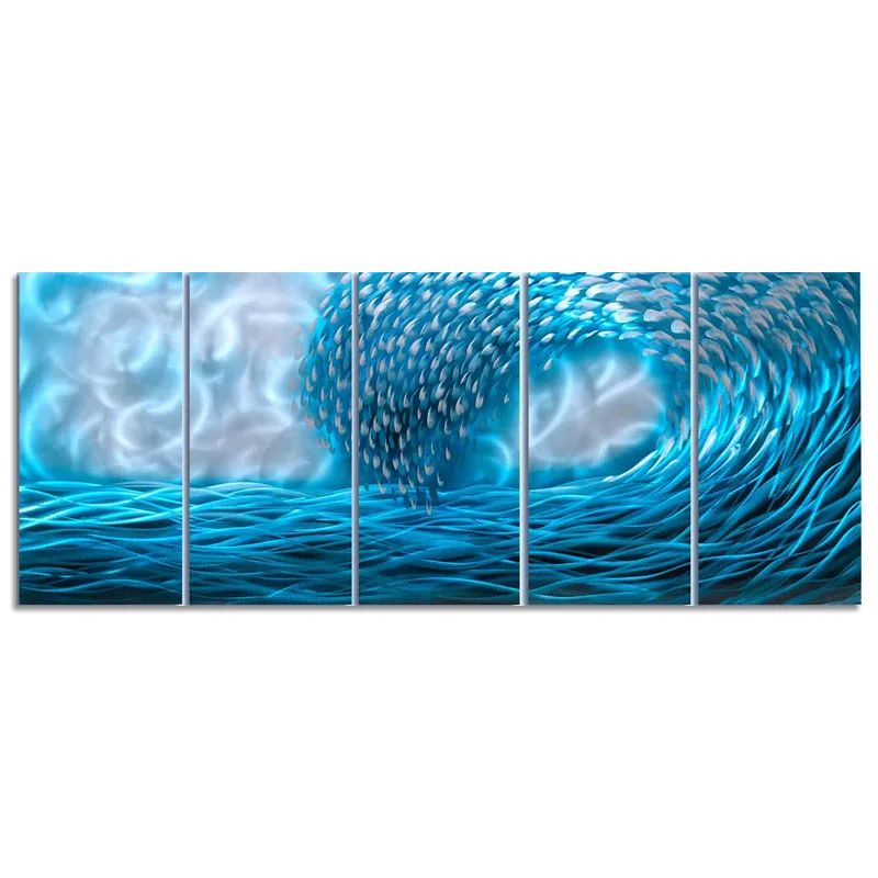 Supply Aluminum 3d Painting Metal Art For Wall Decor