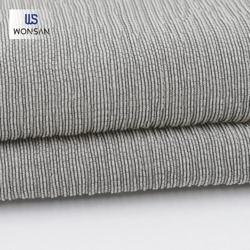 China High Quality Polyester Rayon Nylon Spandex Garment Dresses Blouse Cloth Yarn Dyed Crepe Woven Fabric