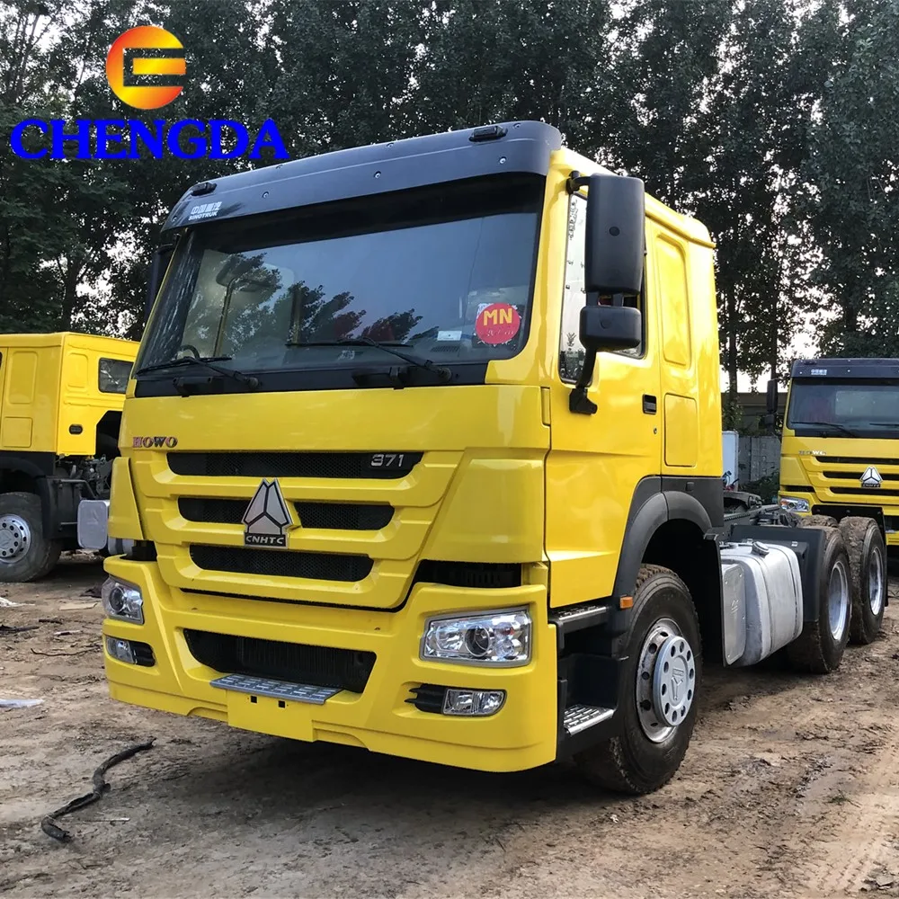  Недорогая тележка Sinotruck Howo A7 6x4 Euro 2 336 371hp Prime Mover грузовик б/у