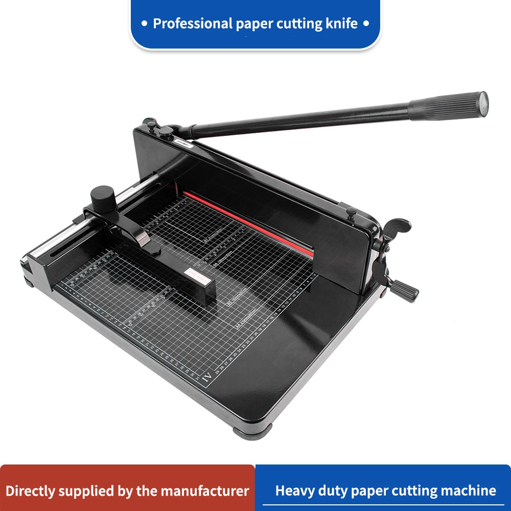 ZEQUAN 858 Manual Paper Cutting A4 Photo heavy duty paper cutter guillotine paper trimmer for Office Desktop Thick cutter