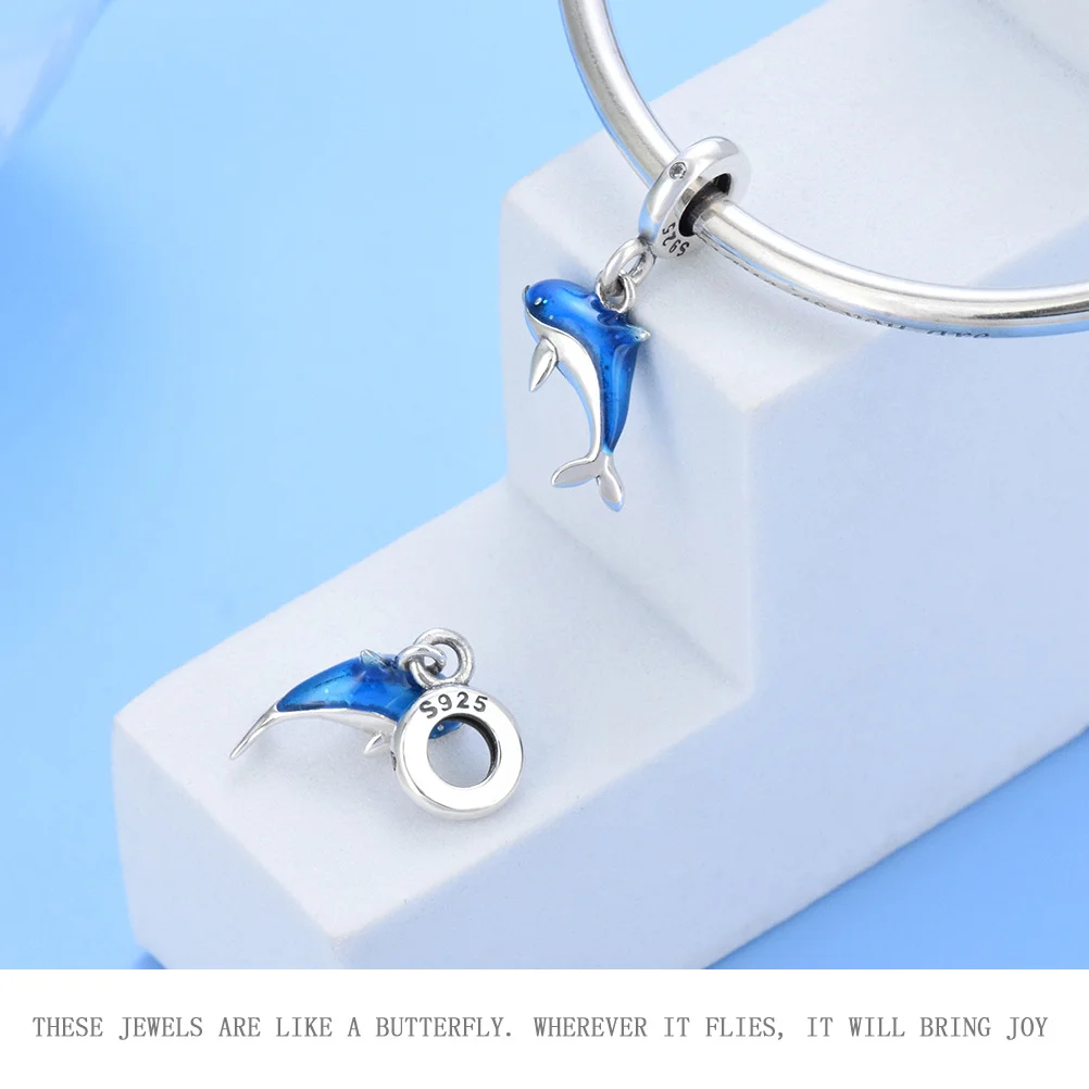 Non allergic 925 Sterling Silver Fashion Jewelry Bracelet Accessory Ocean Charm Pendant For Original Bracelet Bangle Women Gifts