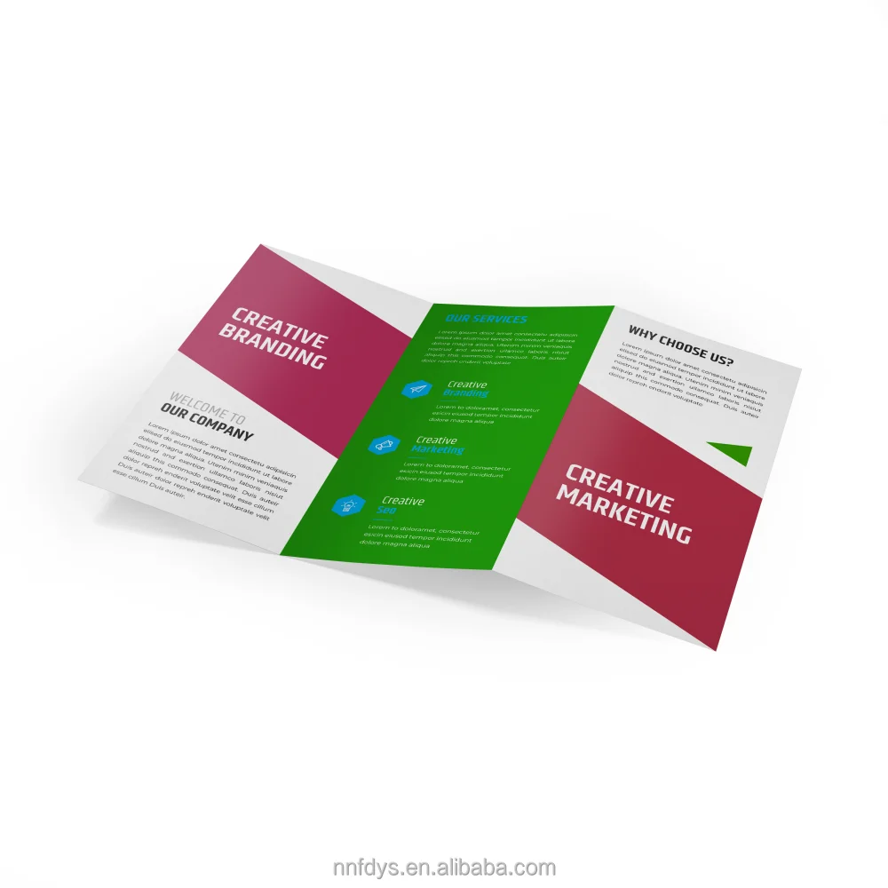 Custom Design High Quality Leaflet Brochure Printing Flyer Pamphlet Offset Printing Flyers Booklet Brochure