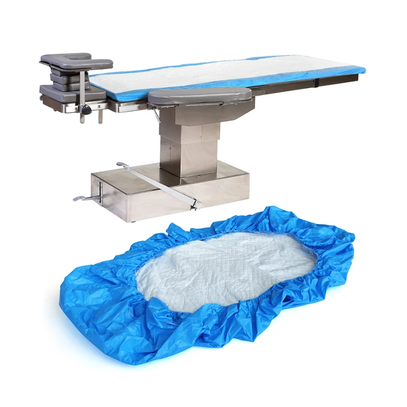 PP+PE non woven sms disposable waterproof bed sheet mattress cover