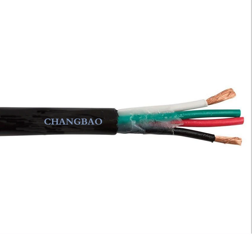 Changbao профессиональный аудио кабель 12 / 14 16 AWG с гелевый водостойкий прямого захоронения Открытый 4Core